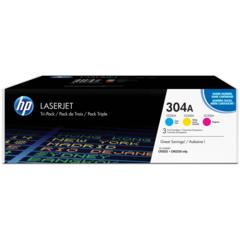 HP 304A, HP CF372AM toner - eredeti (cián, bíborvörös, sárga)