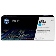 HP 651A - CE341A toner - eredeti (cián)