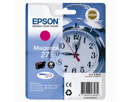 Epson 27 magazin, C13T27034012 - eredeti (magenta)