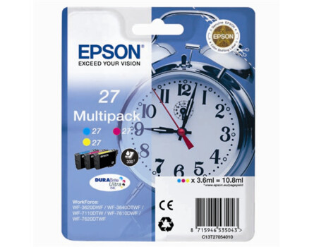 Epson 27, C13T27054012 magazinok - eredeti (cián, bíbor és sárga)