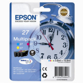 Epson 27, C13T27054012 magazinok - eredeti (cián, bíbor és sárga)