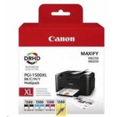 Canon PGI-1500XL BK / C / M / Y Multipack, 9182B004 patron - eredeti