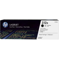 Toner HP 312X, HP CF380XD, dupla csomag - eredeti (2x fekete)