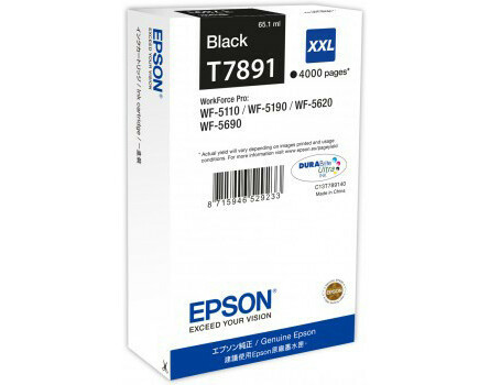 Epson T7891 XXL, C13T789140 - eredeti (fekete)