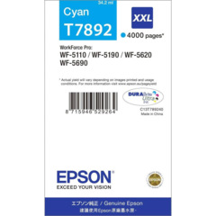 Epson T7892 XXL, C13T789240 - eredeti (cián)