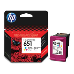 HP 651, HP C2P11AE patron - eredeti (színes)