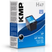 HP 901 XL patron, HP CC654AE, KMP - kompatibilis (fekete)