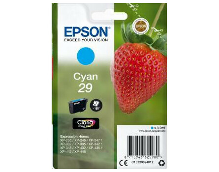 Epson 29, C13T29824012 patron - eredeti (cián)