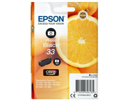 Epson 33 magazin, C13T33414012 - eredeti (Fotó fekete)