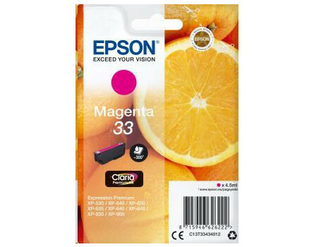 Epson 33 magazin, C13T33434012 - eredeti (magenta)