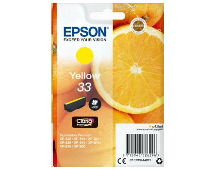 Epson 33 magazin, C13T33444012 - eredeti (sárga)