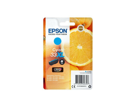 Epson 33XL Magazine, C13T33624012 - Eredeti (cián)