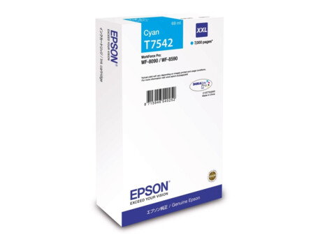 Epson T7542 (XXL), C13T754240 patron - eredeti (cián)