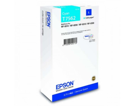 Epson T7562 (L), C13T756240 - eredeti (cián)