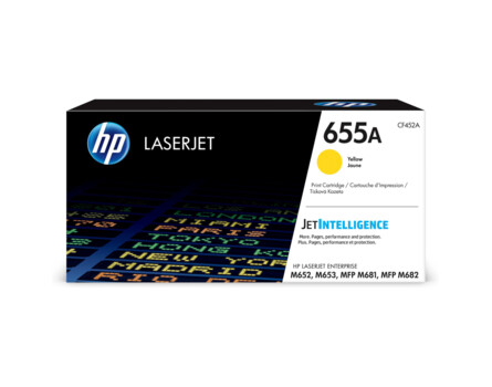 HP 655A toner, HP CF452A - eredeti (sárga)