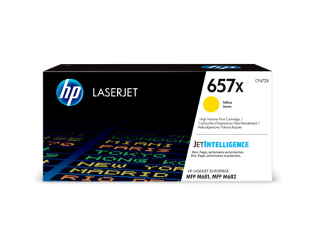 HP 657X toner, HP CF472X - eredeti (sárga)