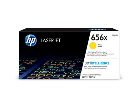 HP 656X toner, HP CF462X - eredeti (sárga)