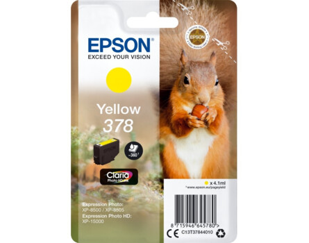 Epson 378 patron, C13T37844020 - eredeti (sárga)