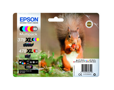 Epson 378XL + 478XL, C13T379D4010 - eredeti (multipack)