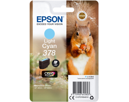 Epson 378, C13T37854010 - eredeti (világos cián)