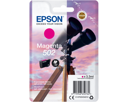 Epson 502, C13T02V34010 - eredeti (magenta)