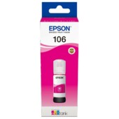 Epson 106, C13T00R340, tintásüveg - eredeti (magenta)