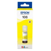 Epson 106, C13T00R440, tintásüveg - eredeti (sárga)