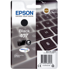 Epson 407, C13T07U140 - eredeti (fekete)