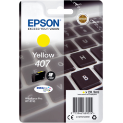 Epson 407, C13T07U440 - eredeti (sárga)