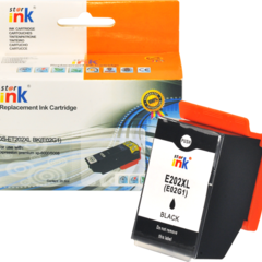 Starink összeegyeztethető cartridge Epson 202XL, C13T02G14010 (Fekete)