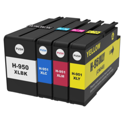 Cartridge HP 950XL + HP 951XL, HP C2P43AE - összeegyeztethető (Multipack CMYK)