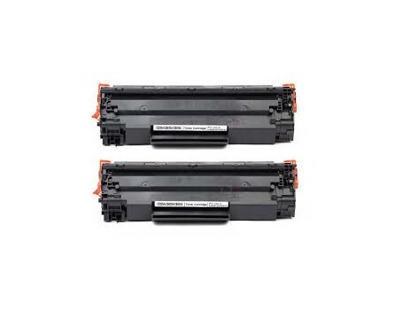 HP CB435/CB436/CE285AD, sada 2 kusů, univerzální toner (Černý)