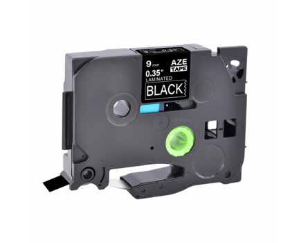 Kompatibilis szalag Brother TZ-325 / TZe-325, 9 mm x 8 m, fehér nyomtatás / fekete háttér