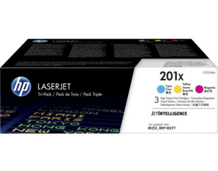 Toner HP LaserJet CF401X-CF403X, CMY pack, 201X