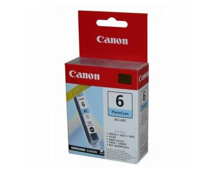 Canon BCI-6PC, 4709A002 (fénykép cián) patron - eredeti