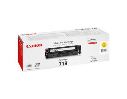 Canon 718, CRG-718, 2659B002 (sárga) - eredeti