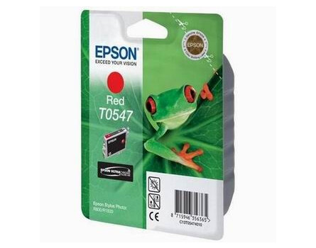 Epson Stylus Photo R800 tintapatron, R1800, C13T054740, piros, 1 * 13ml, 400