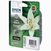 Epson Stylus Photo R2400 tintapatron, C13T059740, világos fekete, 1 * 13ml,