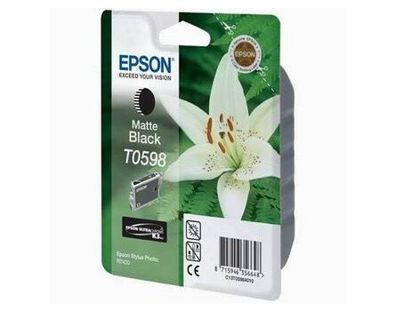 Tintapatron Epson Stylus Photo R2400, C13T059840, matt fekete, 1 * 13ml,