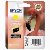 Epson Stylus Photo R1900 tintapatron, C13T08744010, sárga, 1 * 11,4 ml, O