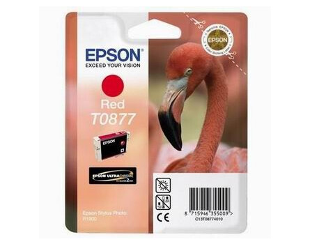 Epson Stylus Photo R1900 tintapatron, C13T08774010, piros, 1 * 11,4ml, O