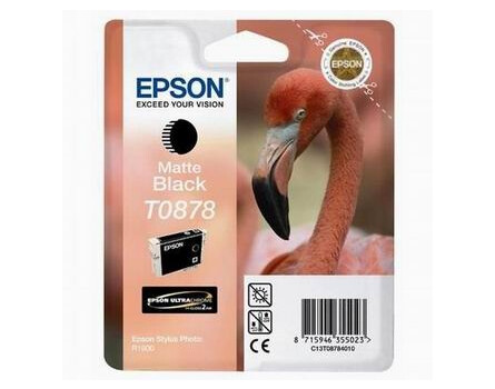 Epson Stylus Photo R1900 tintapatron, C13T08784010, matt fekete, 1 * 11,4