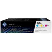 HP 126A, HP CF341A toner - eredeti (cián, bíborvörös, sárga) multipack