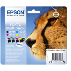 Minden színkészlet Epson T0715, C13T07154012 eredeti