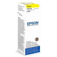 Epson T6734, C13T67344A, tintásüveg - eredeti (sárga)