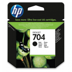 HP 704 CN692A (fekete) patron - eredeti